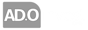 Logo - AD.O Invest GmbH / Weiss